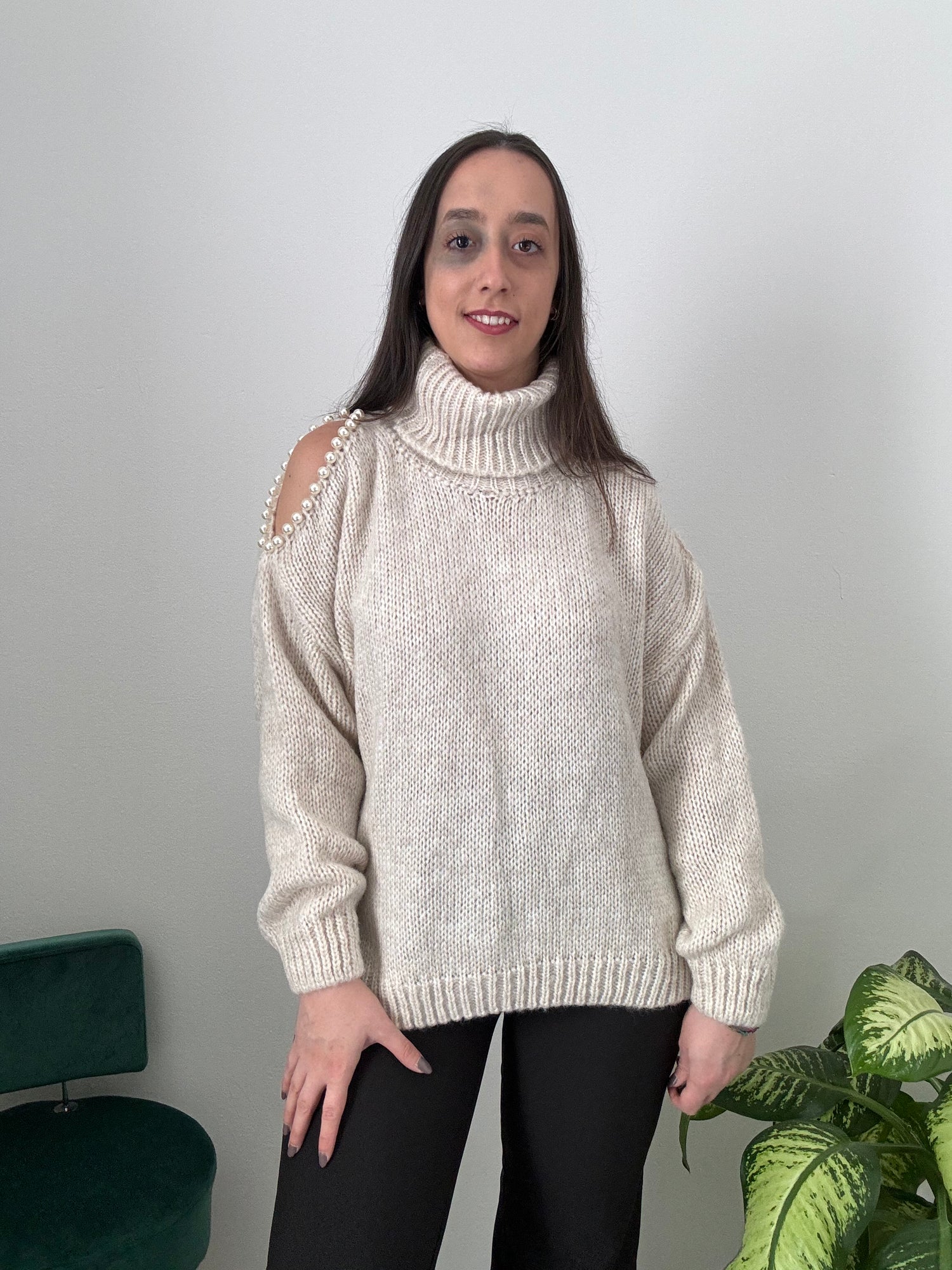 Maglione Perla burro