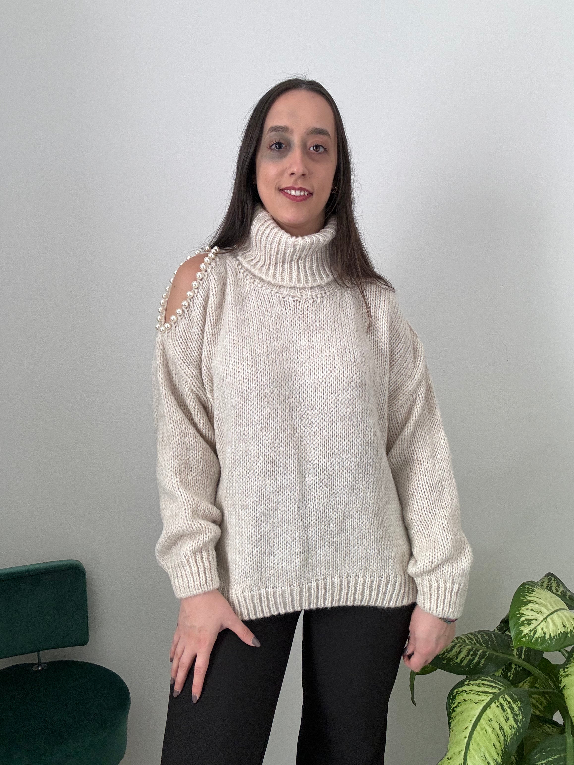 Maglione Perla burro