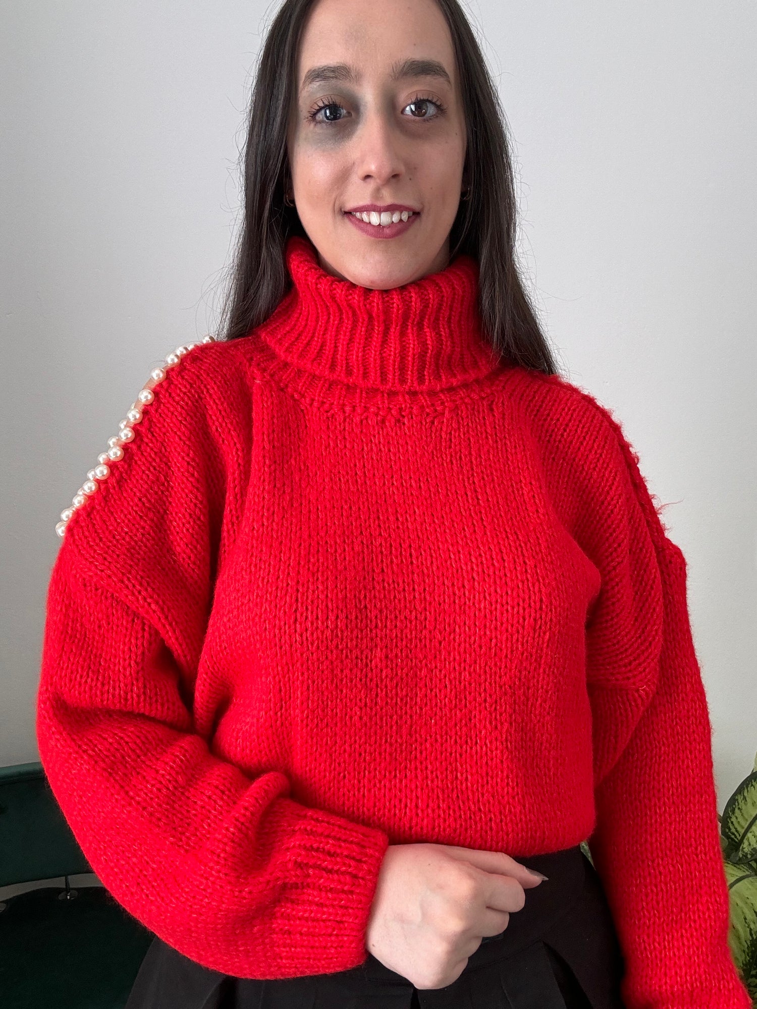 Maglione Perla rosso