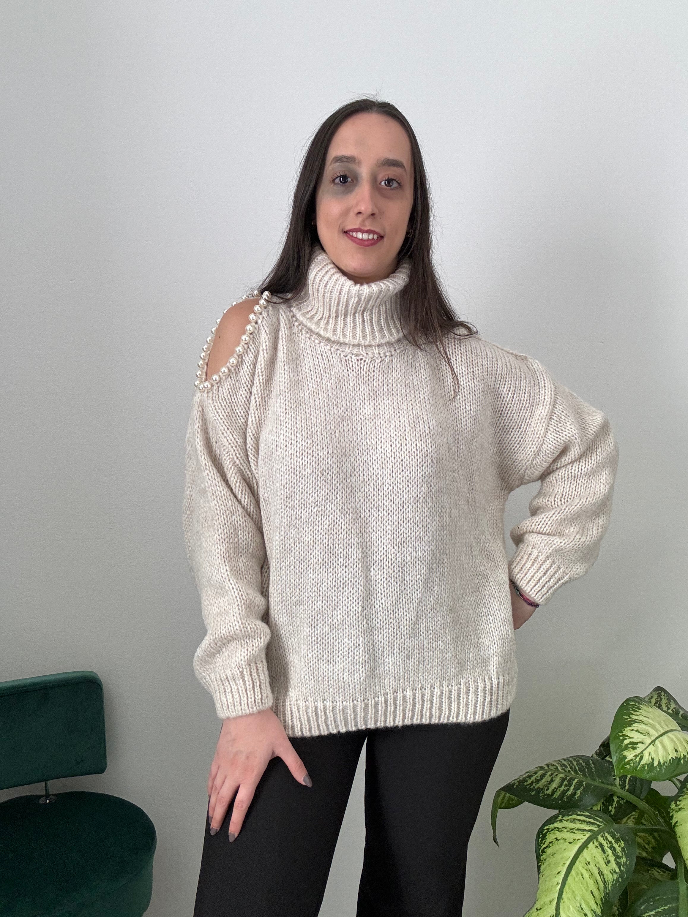 Maglione Perla burro